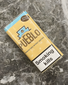 Pueblo jaune tobacco pipe